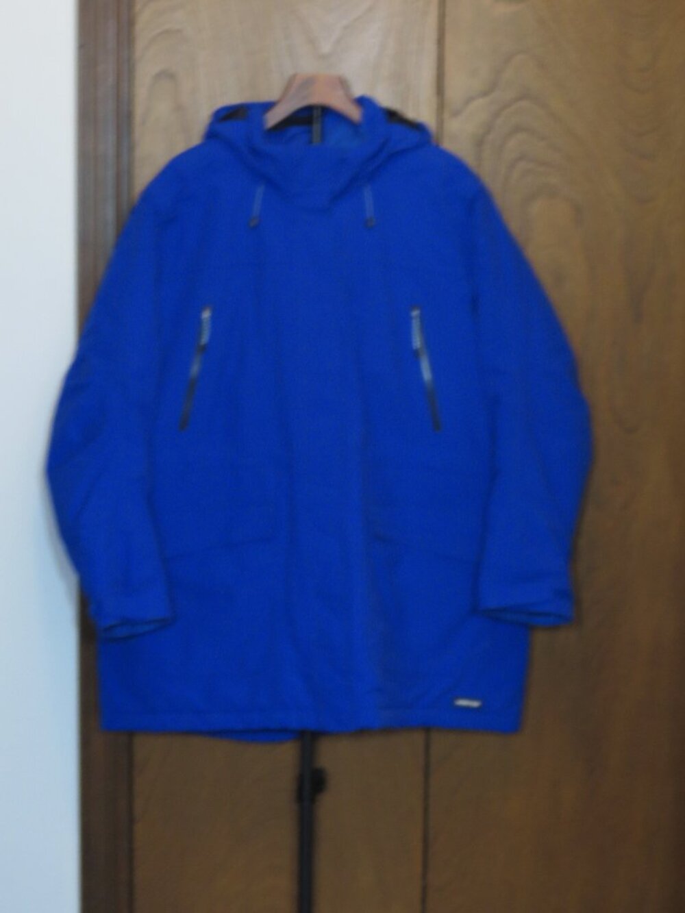 Lands End 1X Squall Waterproof Insulated Parka Fleece Lined Quilted